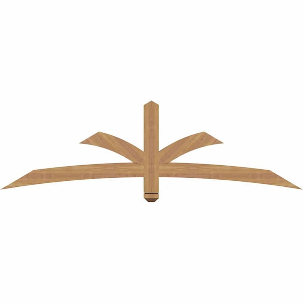 Ekena Millwork Davenport Timber Gable Bracket, Western Red Cedar, 72"W x 21"H x 3 1/2"D x 3 1/2"F, 7/12 Pitch GBW072X21X0404DAV00SWR - main